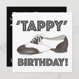 Invitación 'Tappy' Feliz cumpleaños, Fiesta de zapatos de bai