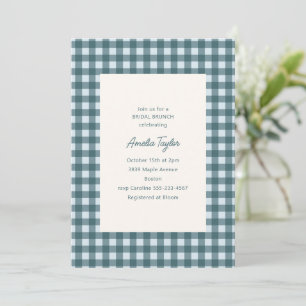 Invitación Tarde de Desayuno de Despedida de Soltera Preppy A