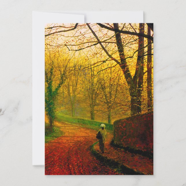 Invitación Tarde de noviembre Stapleton Park Grimshaw (Anverso)