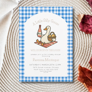 Invitación Tarde de picnic divertida de ganso tonto de cuadro