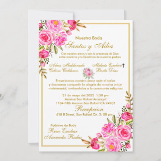 Invitación Targeta de boda