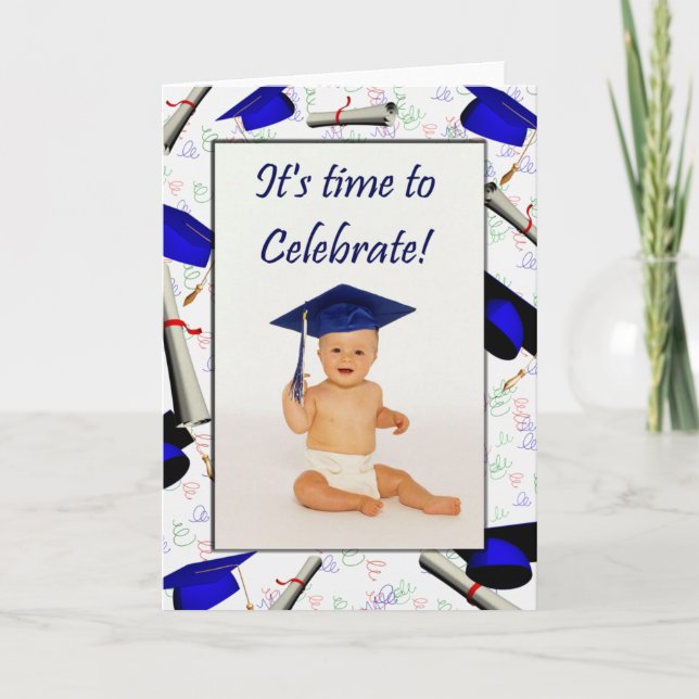 Invitación Tarjeta/invitación de la graduación (Anverso)
