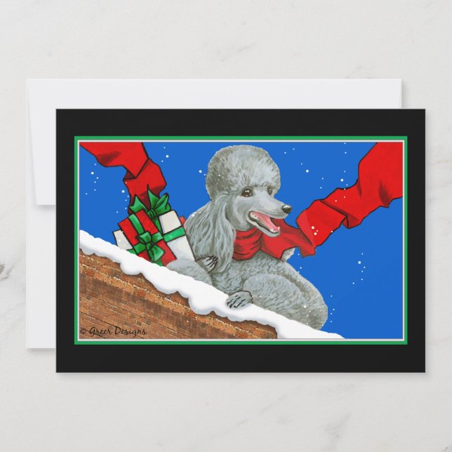 Invitación Tarjeta/Invitación de Navidades de cangrejo platea (Anverso)