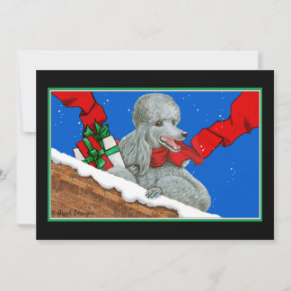 Invitación Tarjeta/Invitación de Navidades de cangrejo platea