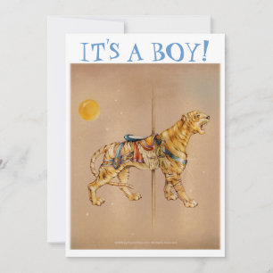 Invitación - tarjetas de la invitación - tigre del