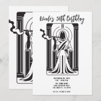 Tarot Alta Sacerdotisa Fumando Hierba Ocultismo