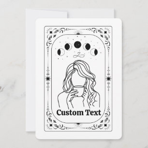 Invitación Tarot Astrología Fortuna Mágico Signo Zodiacal Per
