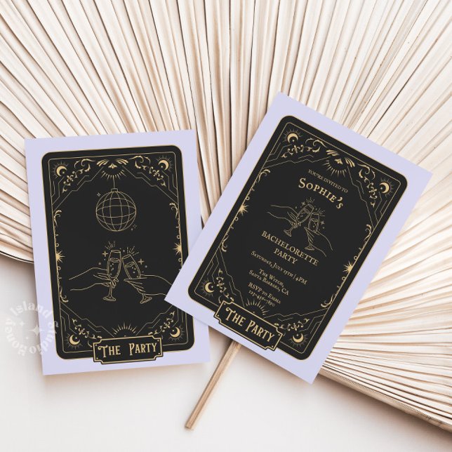 Invitación Tarot Mystic Bachelorette Party (Subido por el creador)