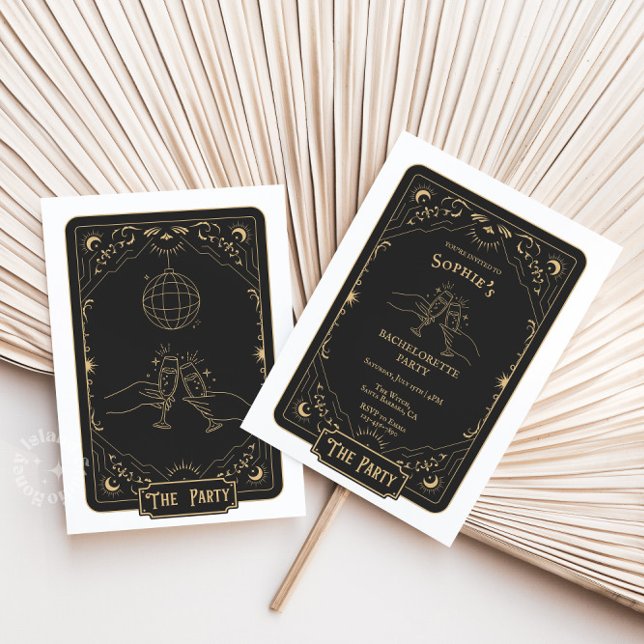 Invitación Tarot Mystic Bachelorette Party (Subido por el creador)