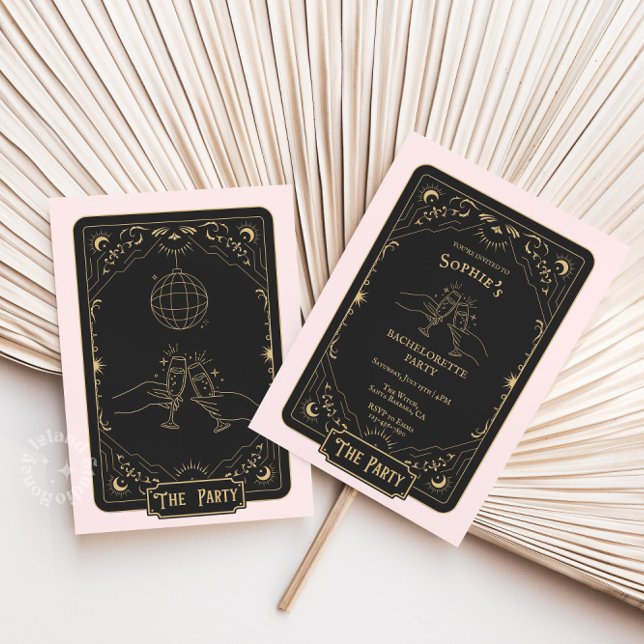 Invitación Tarot Mystic Bachelorette Party (Subido por el creador)