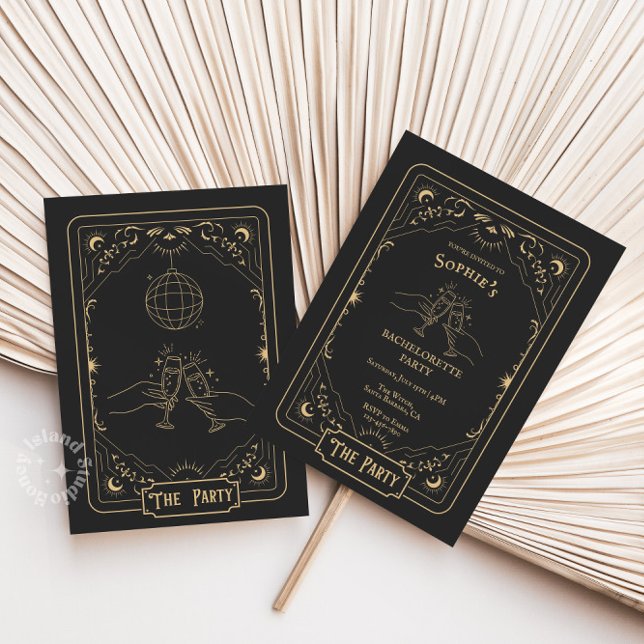 Invitación Tarot Mystic Bachelorette Party (Subido por el creador)