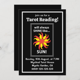 Invitación Tarot Sun Mystical Tarot