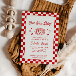 Invitación Tarta Tarta Bebe Fiesta de Bebe Pizza