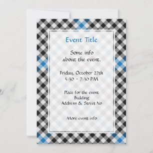 Invitación Tartan de verificación del clan Haig