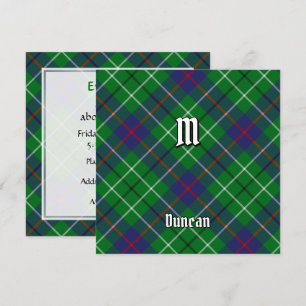 Invitación Tartan del Clan Duncan