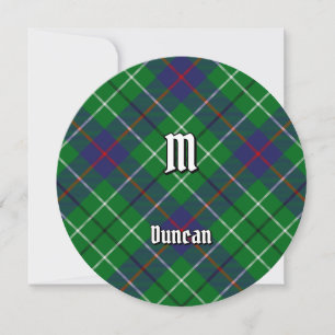 Invitación Tartan del Clan Duncan