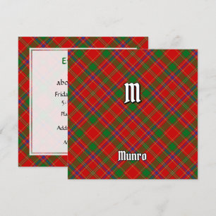 Invitación Tartan del Clan Munro