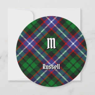 Invitación Tartan del Clan Russell