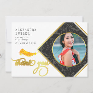 Invitación Tassel Class of 2023 Graduation Script Gracias