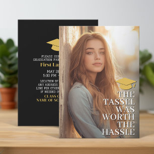 Invitación Tassel valía la pena la molestia - foto moderna -