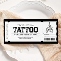 Tatuaje Obtener Tinta Entrada Voucher