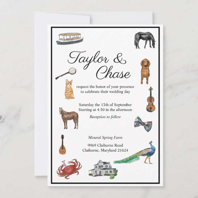 Invitación Taylor (Anverso)