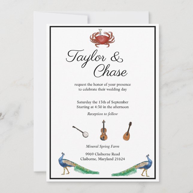 Invitación Taylor 2 (Anverso)