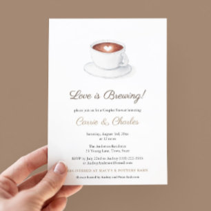Invitación Taza de café "El amor está en ebullición" para bod