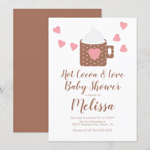 Invitación Taza de campamento de cacao del día de San Valentí
