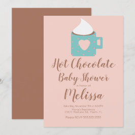 Invitación Taza de Campamento de Chocolate Caliente Lindo Reg