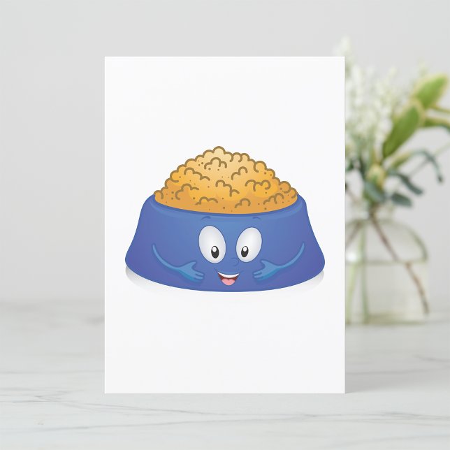 Invitación Tazón de comida para cachorros felices (Subido por el creador)