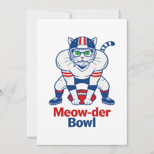 Invitación Tazón Meow-der