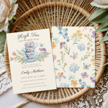 Té Alto para la Novia Despedida de Soltera con Flo