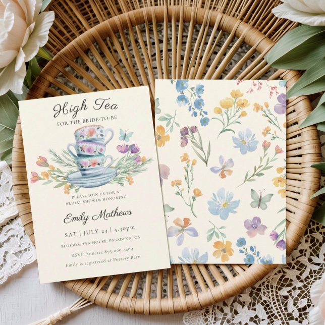 Invitación Té Alto para la Novia Despedida de Soltera con Flo (Subido por el creador)