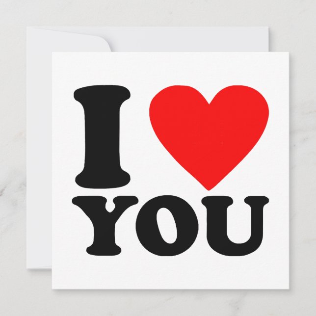 Invitación Te Amo (Anverso)