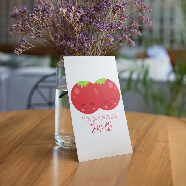 Invitación Te Amo De Mis Tomates De La Cabeza (Subido por el creador)