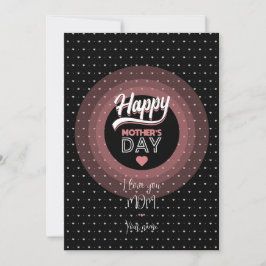 Invitación Te amo mamá