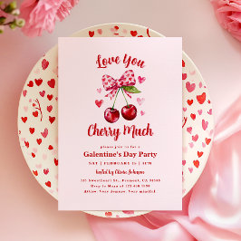 Invitación Te amo mucho Fiesta del Día de Galentine