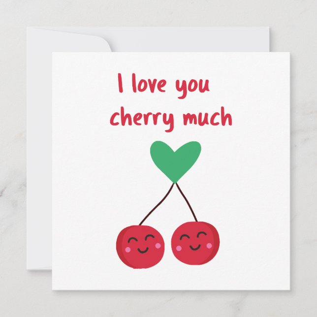 Invitación Te Amo Mucho Valentín (Anverso)