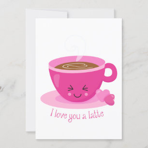 Invitación Te Amo Un Latte