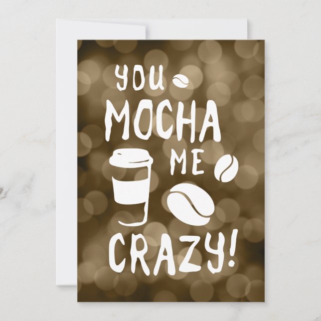 Invitación te burlas de mi loco bokeh (Anverso)