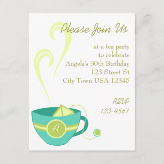 Invitación Té caliente