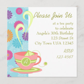 Invitación Té caliente