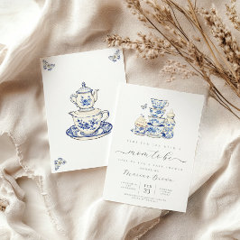 Invitación Té con la madre para ser una ducha de bebé