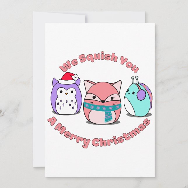 Invitación Te Damos Una Feliz Navidad (Anverso)