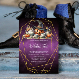 Invitación Té de Brujas