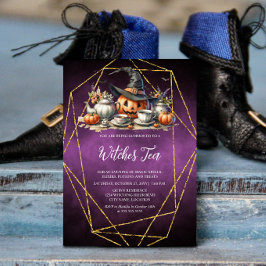 Invitación Té de brujas
