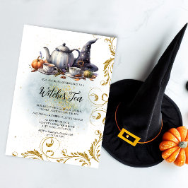 Invitación Té de brujas