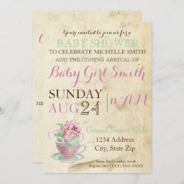 Invitación Té de cosecha