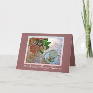 Invitación Té de ducha de novia